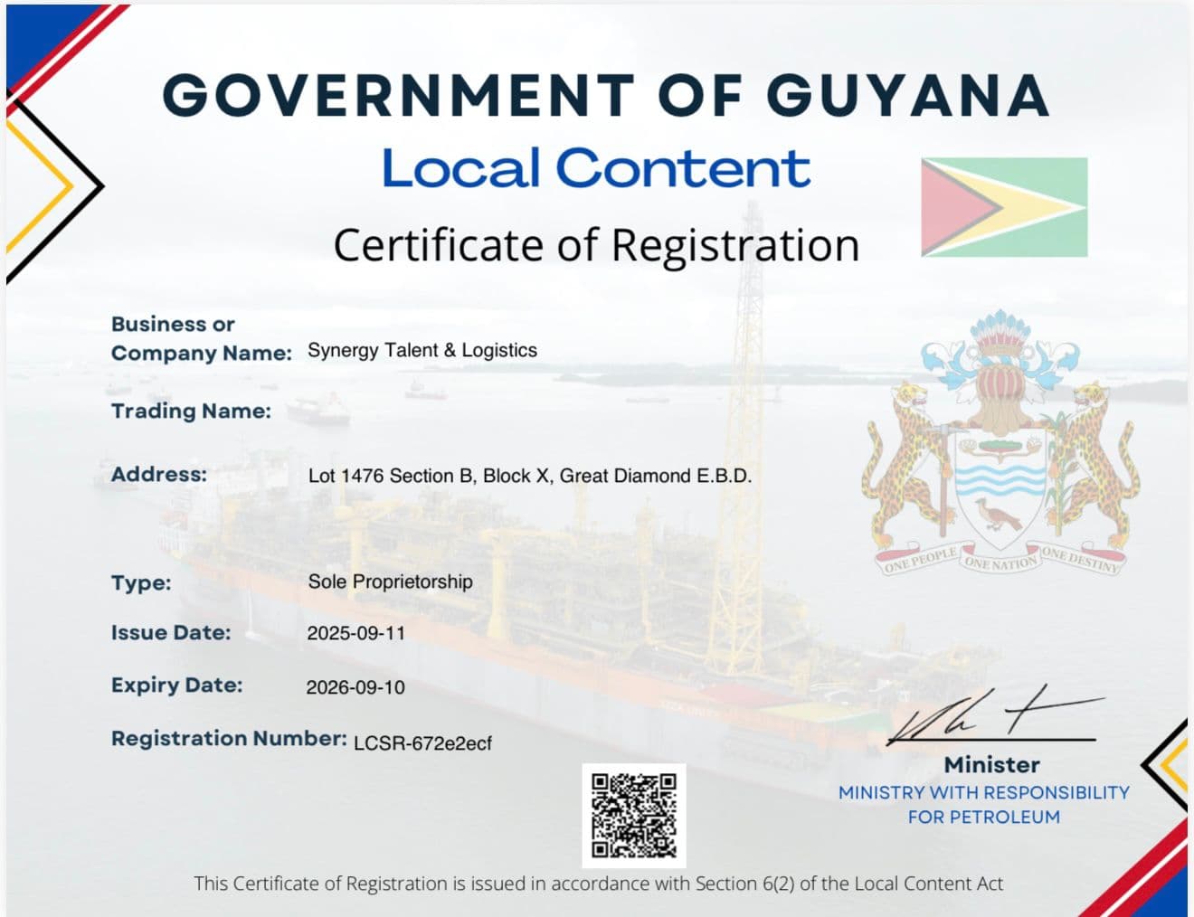 Local Content Reporting